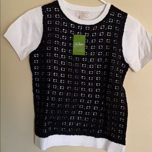Kids Kate Spade top with cute black detailing